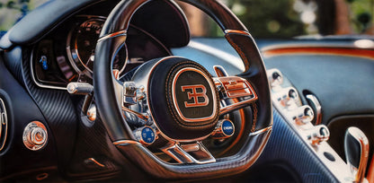 Acrylic painting Bugatti Chiron Johannes Wessmark
