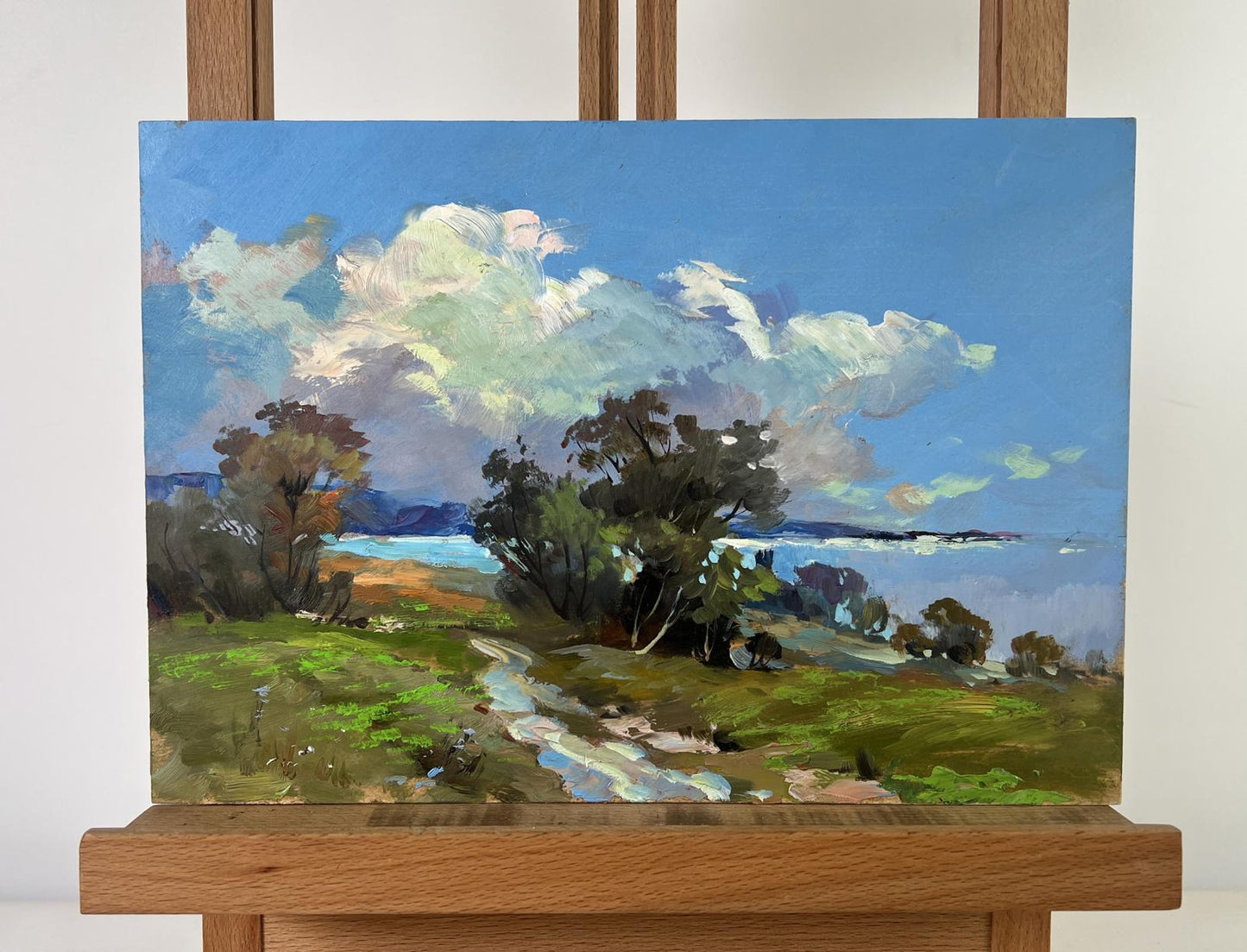 Oil painting The quiet harmony of nature by Yuriy Suprunchuk, impressionist landscape
