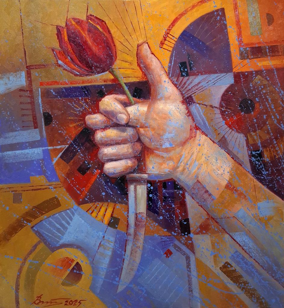 Oil painting Hand variability Sergey Voichenko