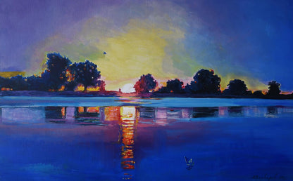 Oil painting Dialogue with silence Anatoly Varvarov