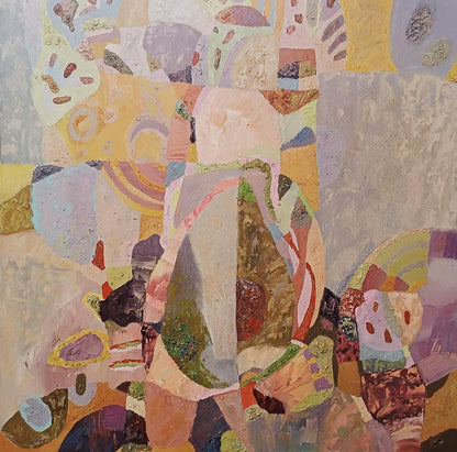 Oil painting Turkish Delight by Tatyana Shulyak in pastels and earth tones