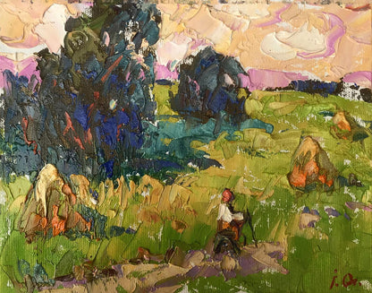 Oil painting At noon Alex Ivanyuk