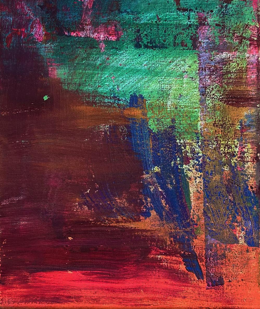 Vibrant Pursuit of a Dream acrylic painting by Olga Melezhik