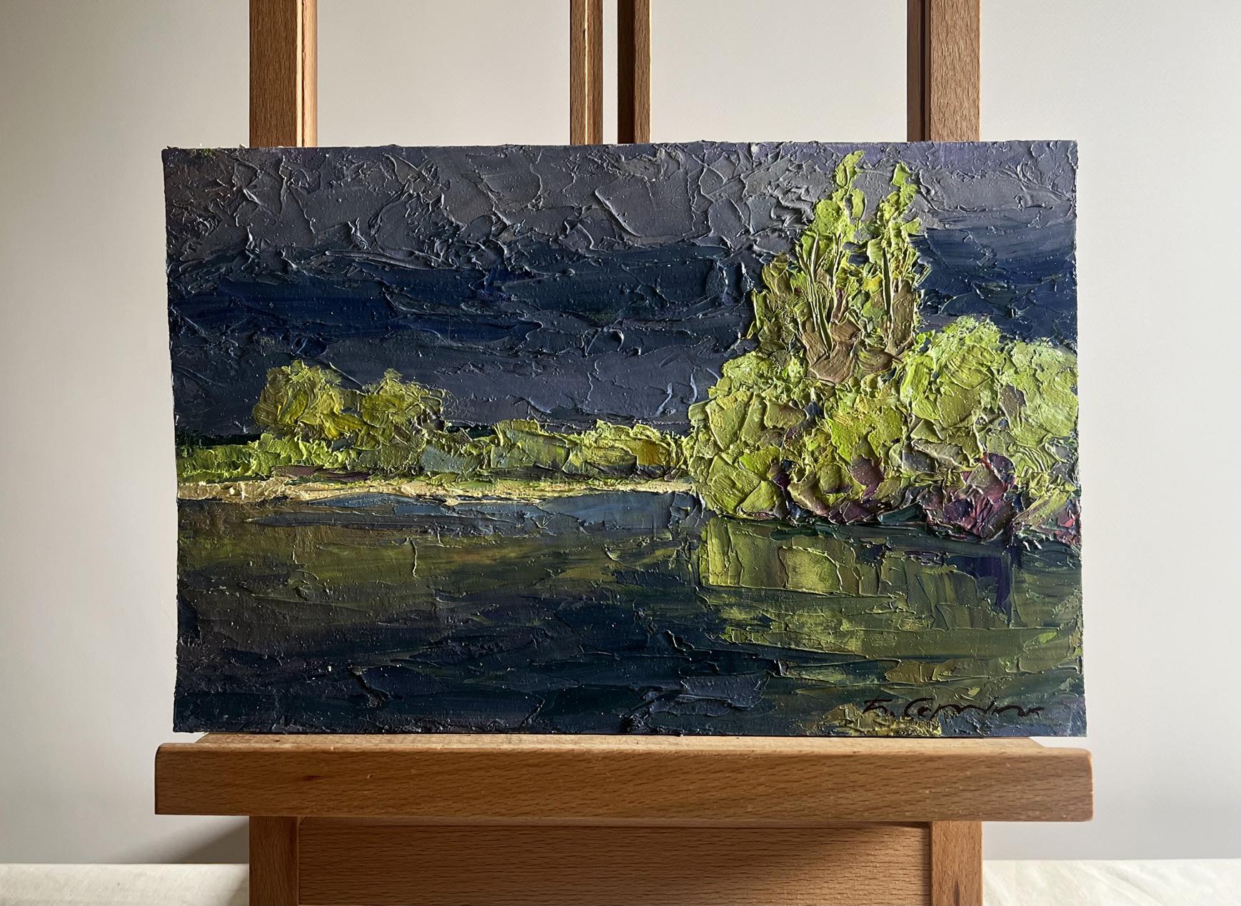 Oil painting Evening after a thunderstorm by Boris Serdyuk