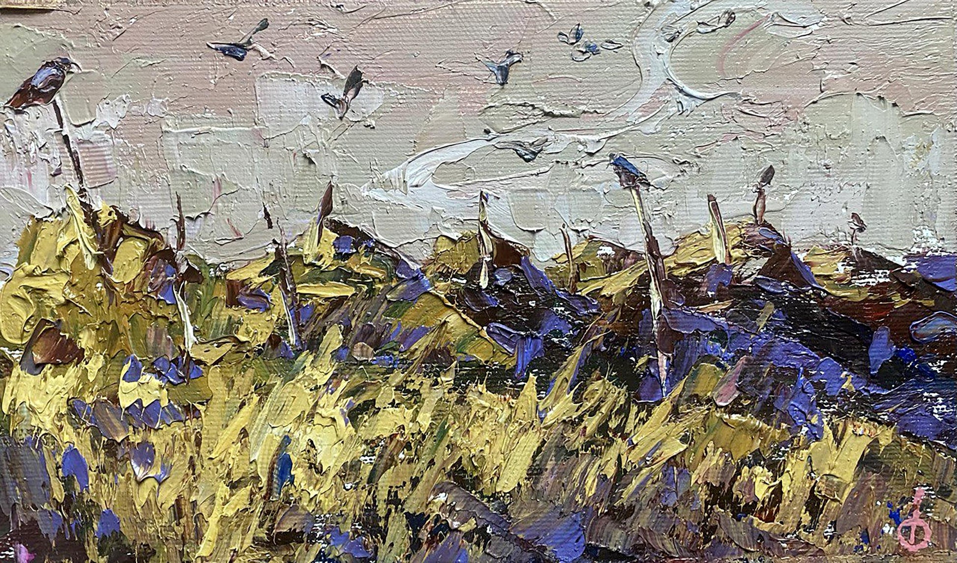 Oil painting Nature Landscape 