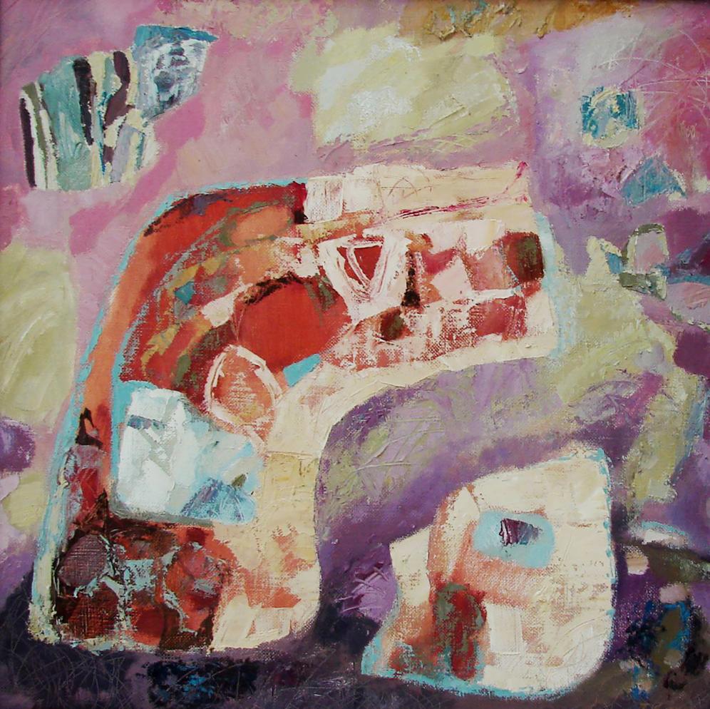 Oil painting Big and small by Tatyana Shulyak with vibrant textured strokes