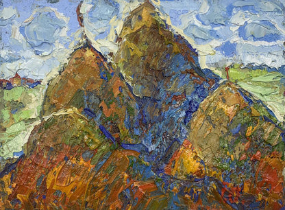 Oil painting Sunny day Oksana Ivanyuk