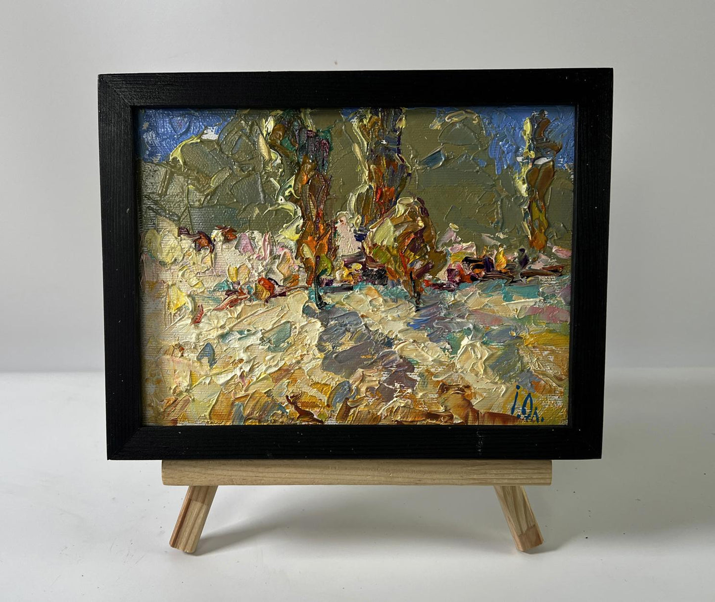 Oil painting A hot summer day in the fields by Oleksiy Ivanyuk