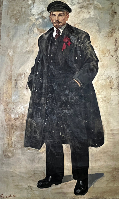 Oil painting Portrait of Lenin Konstantin Filatov