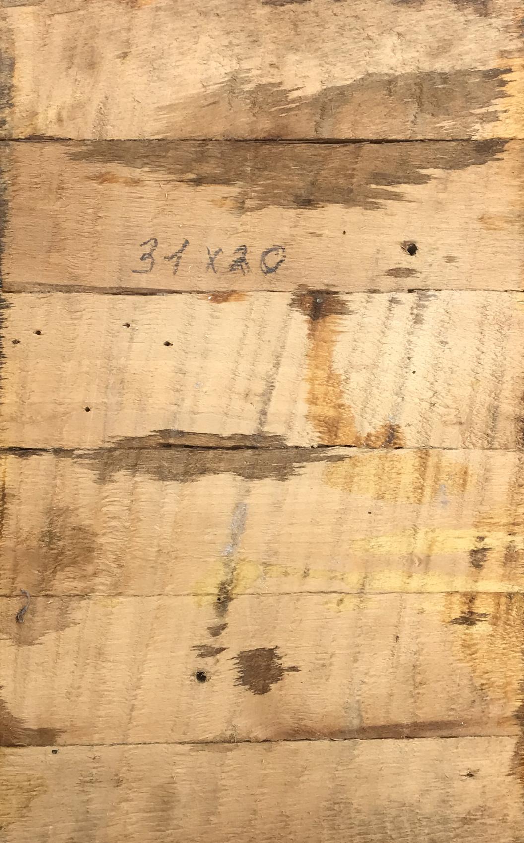 Weathered wooden pallet in Social realism Collectivism art design
