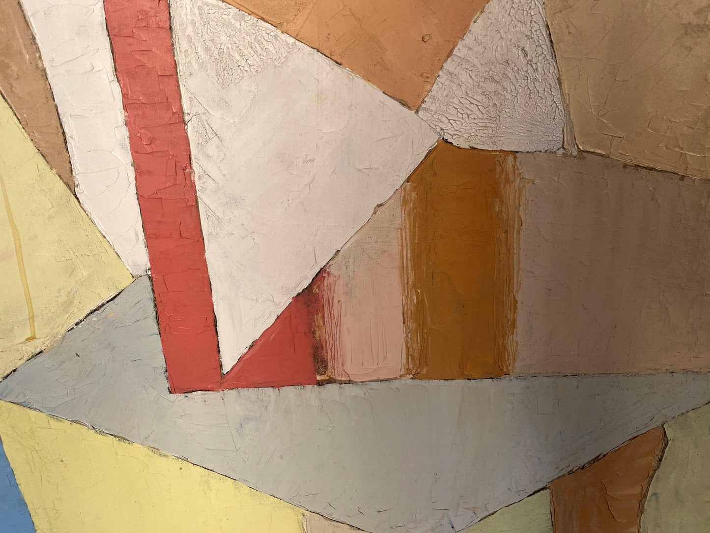 Abstract geometric oil painting Bright day by Filipenko Vladimir Valentinovich
