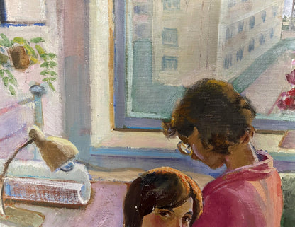 Oil painting Dormitory by Khmelnitsky Alexander Anatolievich