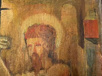 Oil painting portrait of priest Valentin Dmytrovych Khrushch icon