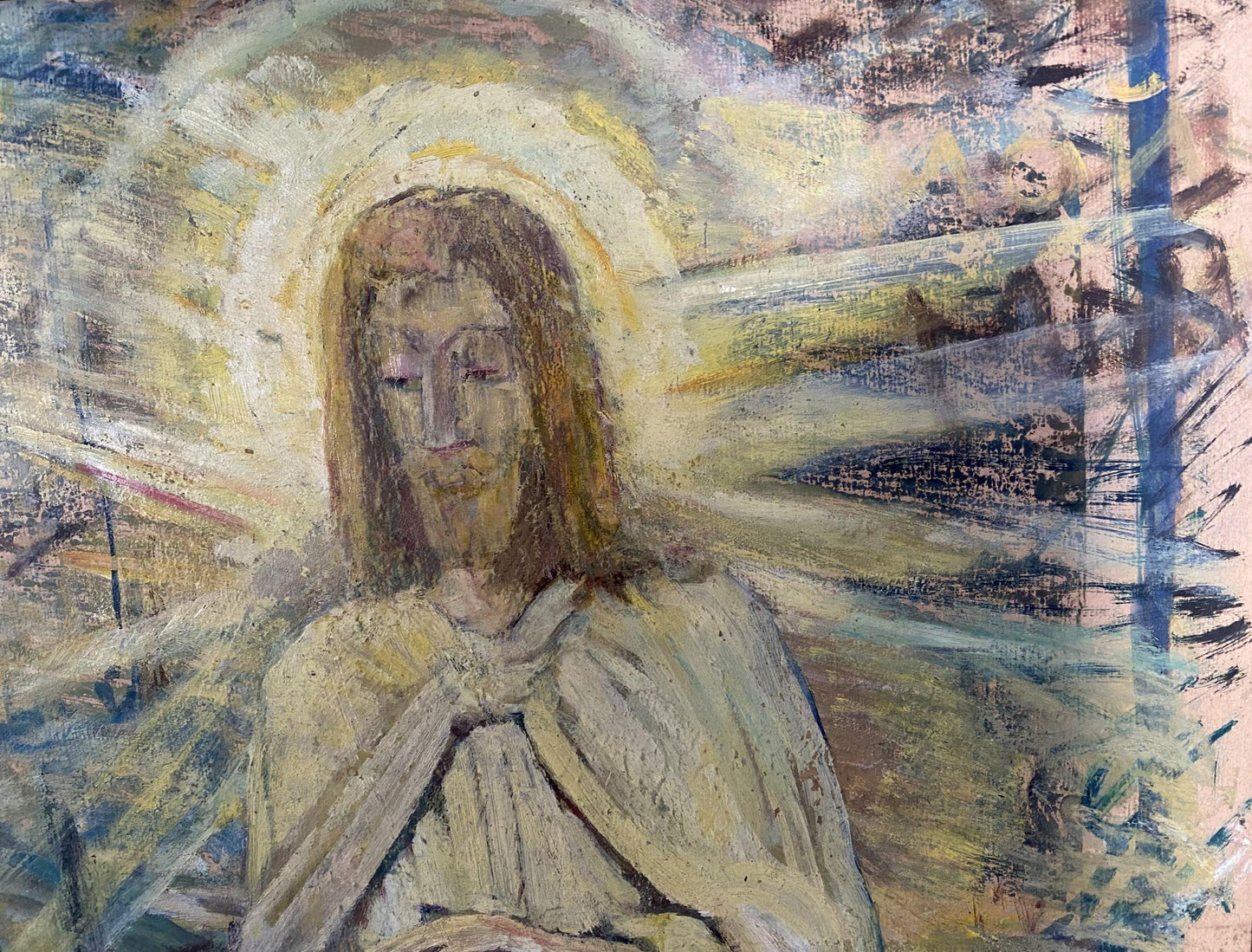 Oil painting portrait of Jesus Christ by Valentin Dmytrovych Khrushch