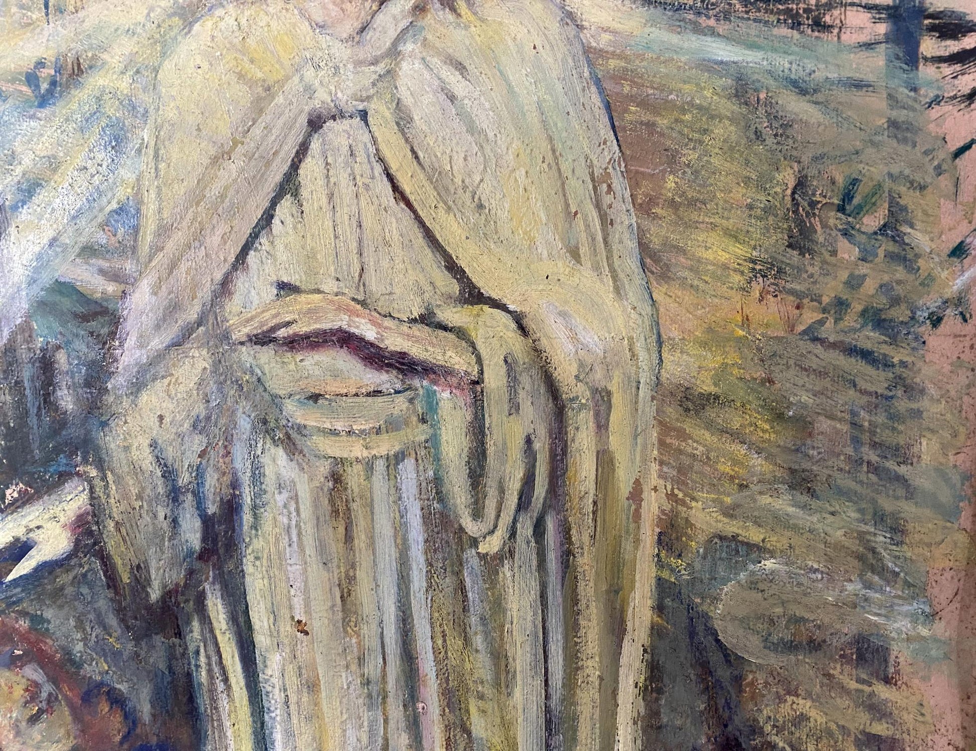 Oil painting portrait of Jesus Christ by Valentin Dmytrovych Khrushch