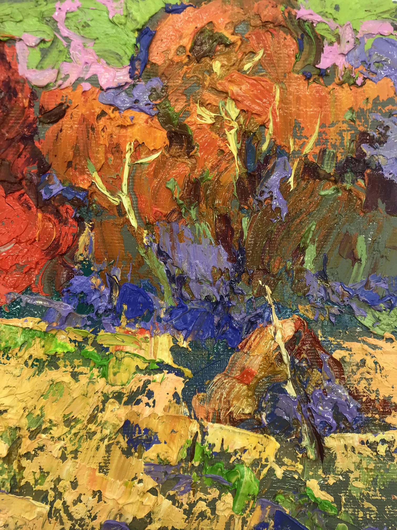 Autumn Village landscape 