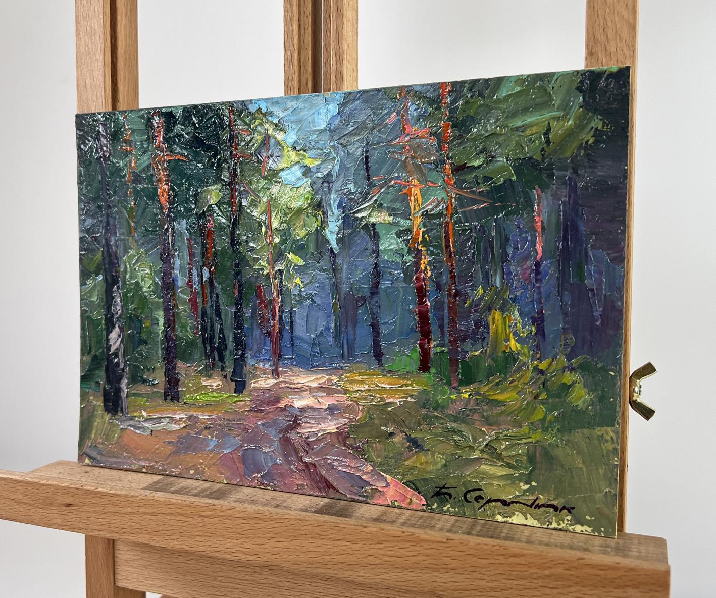 Oil painting The Silence of the Summer Forest by Boris Serdyuk