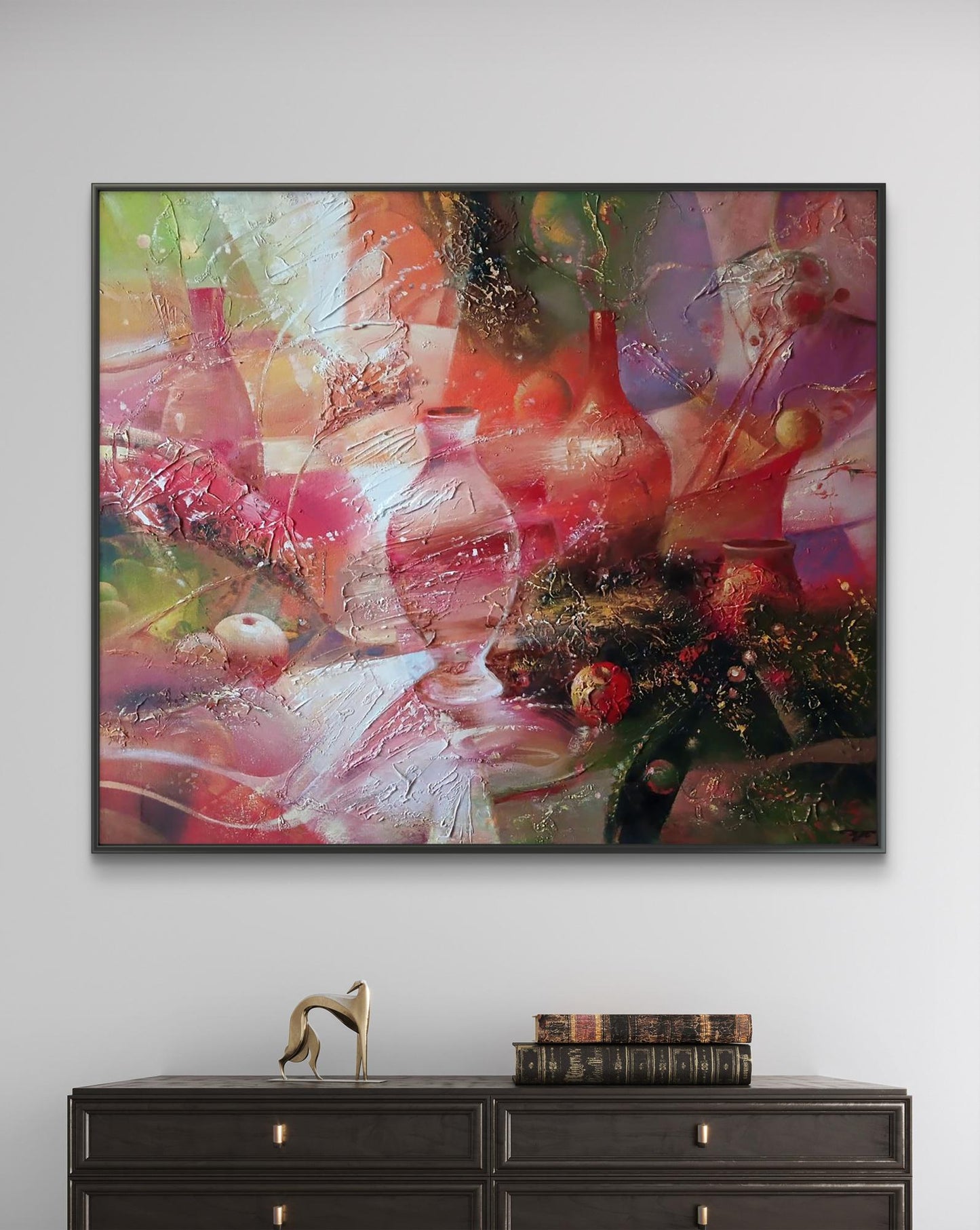 Abstract oil painting Still life on a chic table Anatoly Tarabanov