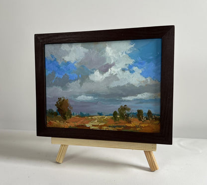 Oil painting Silence before the rain by Yuriy Suprunchuk landscape