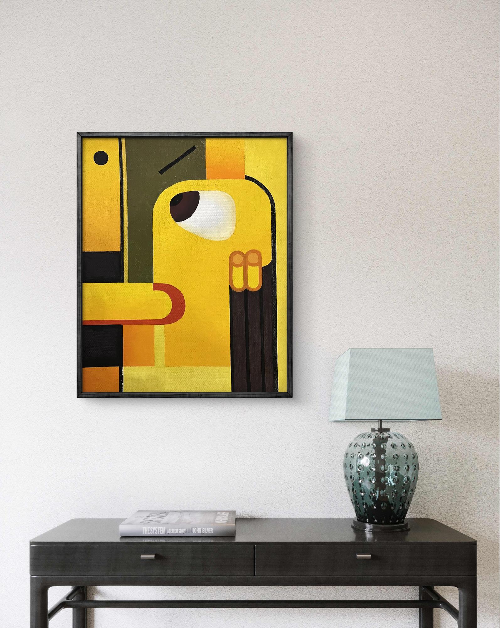 Oil painting Thoughts on spices by Ihor Safonov in black frame