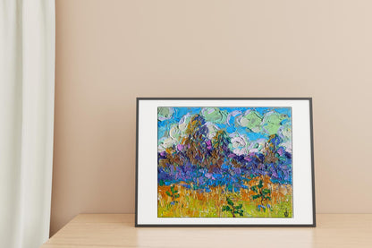 Oil Painting Nature Forest Landscape 