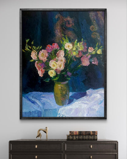 Oil painting Eustoma Boris Serdyuk