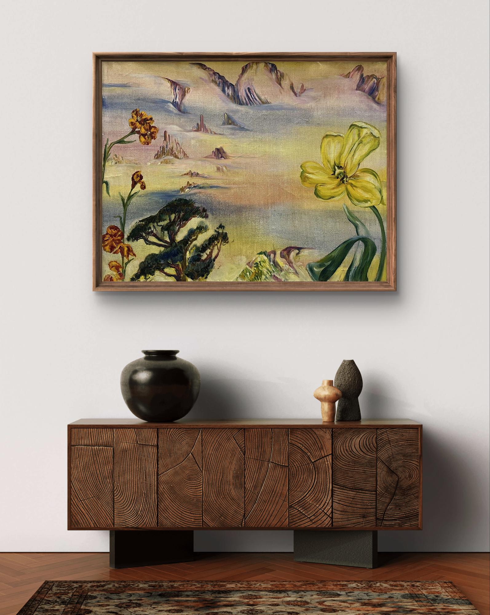 Oil painting A story about beauty by Valentina Polyanitsyna, surreal landscape