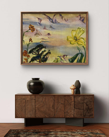 Oil painting A story about beauty by Valentina Polyanitsyna, surreal landscape