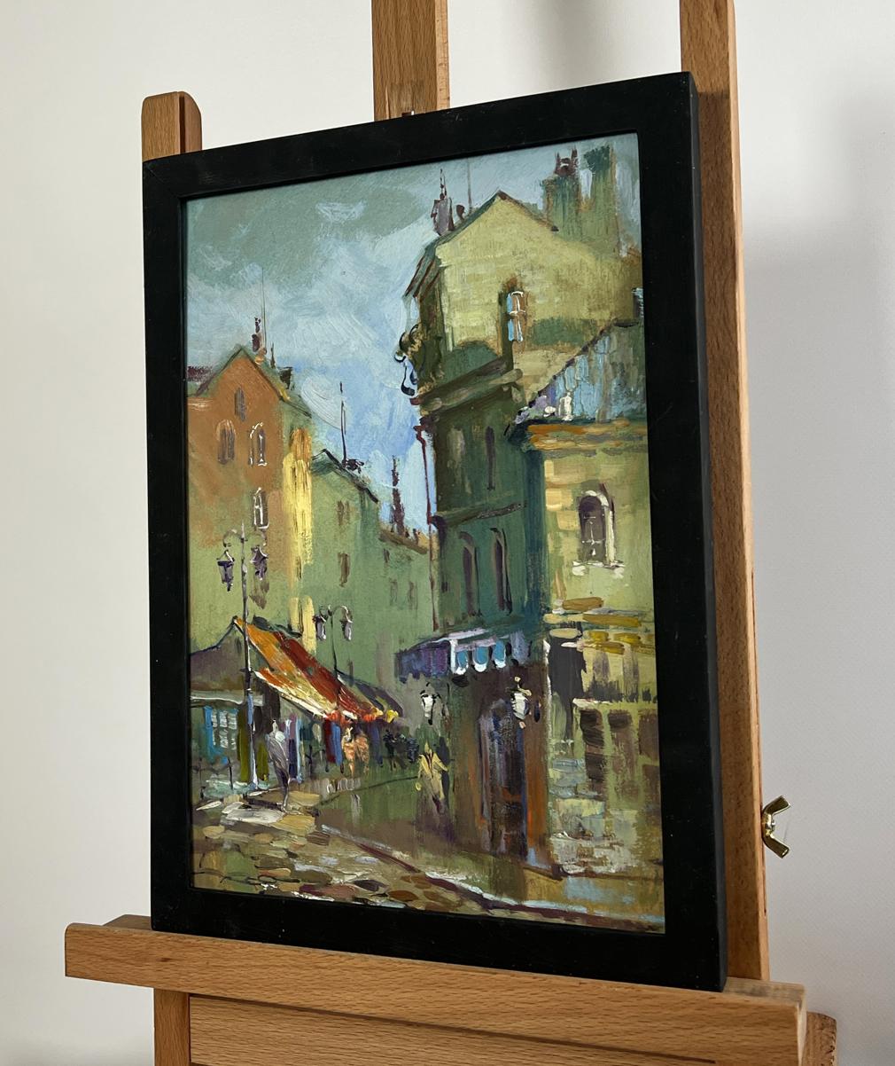 Framed oil painting Shadows of Old Venice by Yuriy Suprunchuk