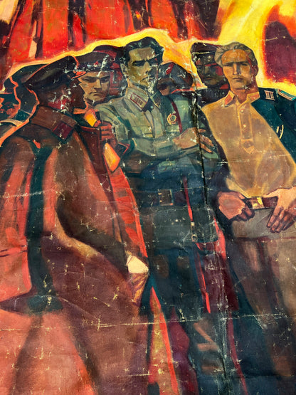 Oil painting Scout Kuznetsov Strong in spirit Anatoly Dovzhenko