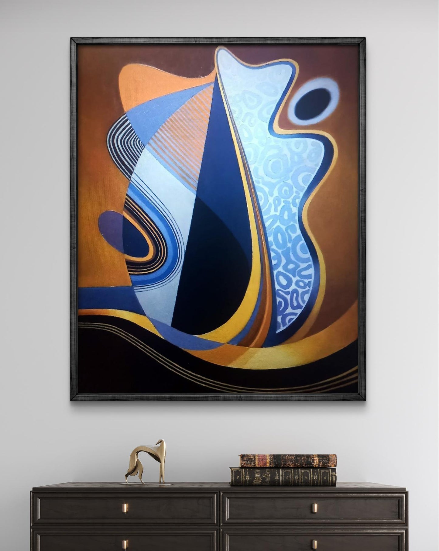 Oil painting Sail by Alexander Strashevich in modern frame