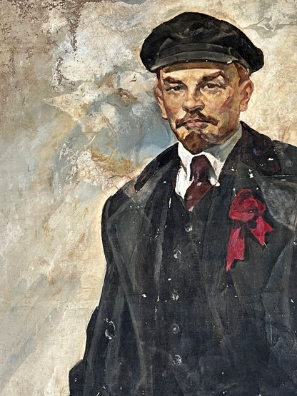 Oil painting Portrait of Lenin Konstantin Filatov