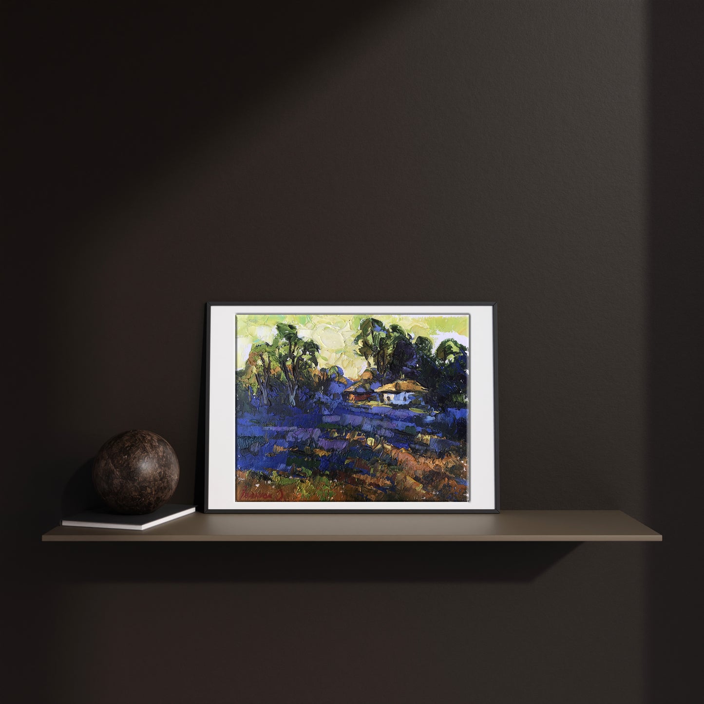 Oil painting evening