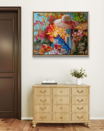 Abstract oil painting Autumn still life Anatoly Tarabanov