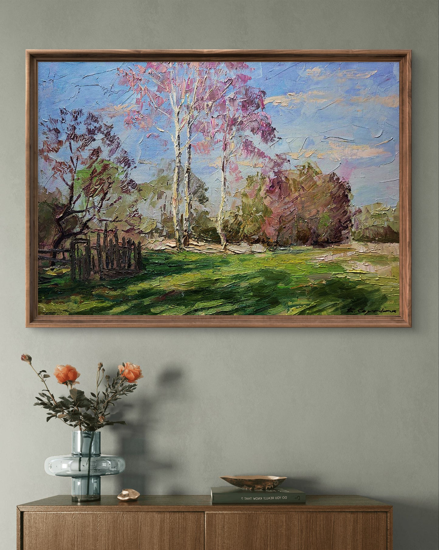 Oil painting Outskirts Serdyuk Boris Petrovich