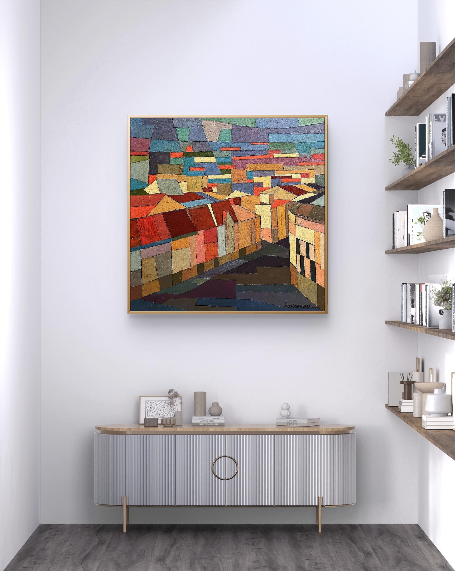 Oil painting city Serhiy Kovalev