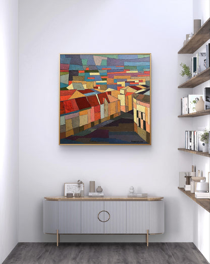 Oil painting city Serhiy Kovalev