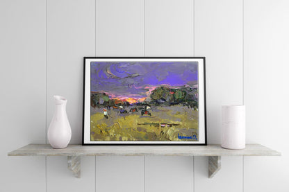 Oil painting Meadow