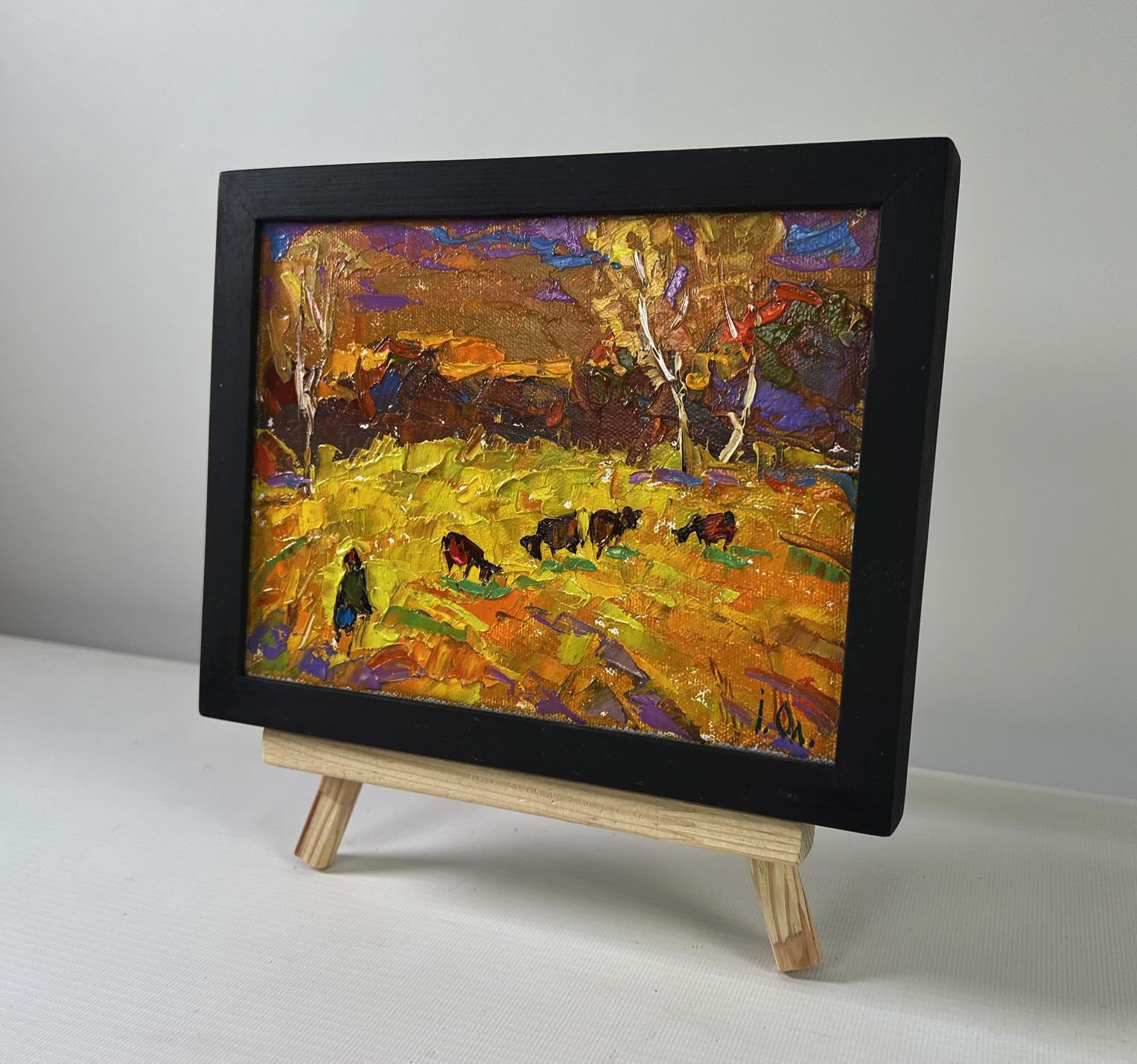 Oil painting Autumn and the last singing of birds by Oleksiy Ivanyuk