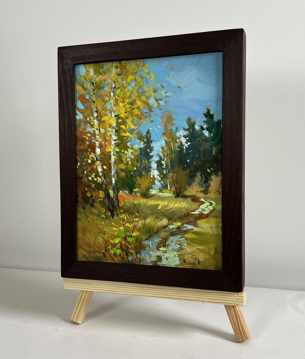Oil painting Breath of the autumn forest by Yuriy Suprunchuk
