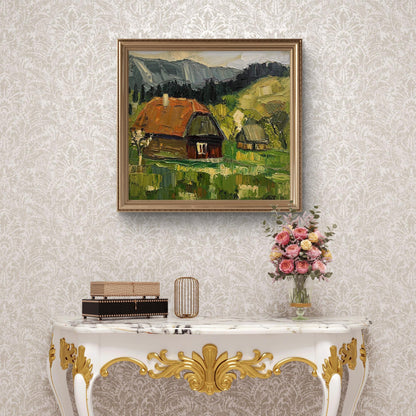 Oil painting Spring Village Anatoly Tertychny