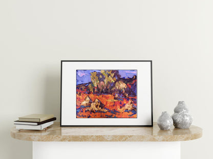 Alex Ivanyuk's oil artwork titled "Crimson Stubble"