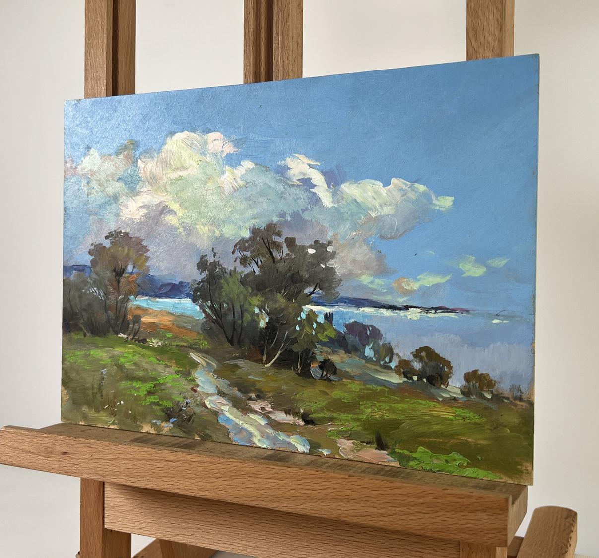 Oil painting The quiet harmony of nature by Yuriy Suprunchuk serene landscape