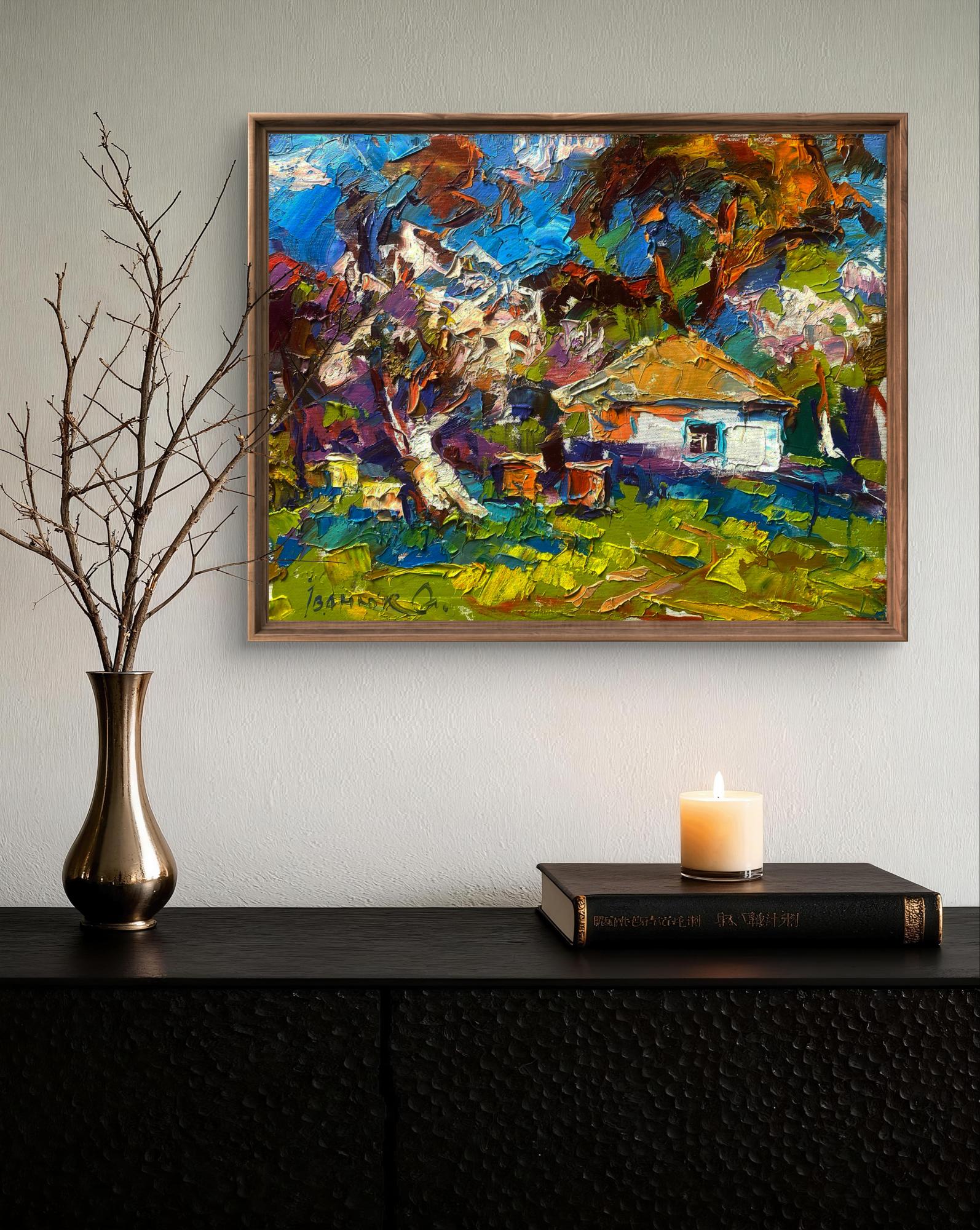 Vibrant impressionist oil painting The Earth is Waking Up by Oleksiy Ivanyuk