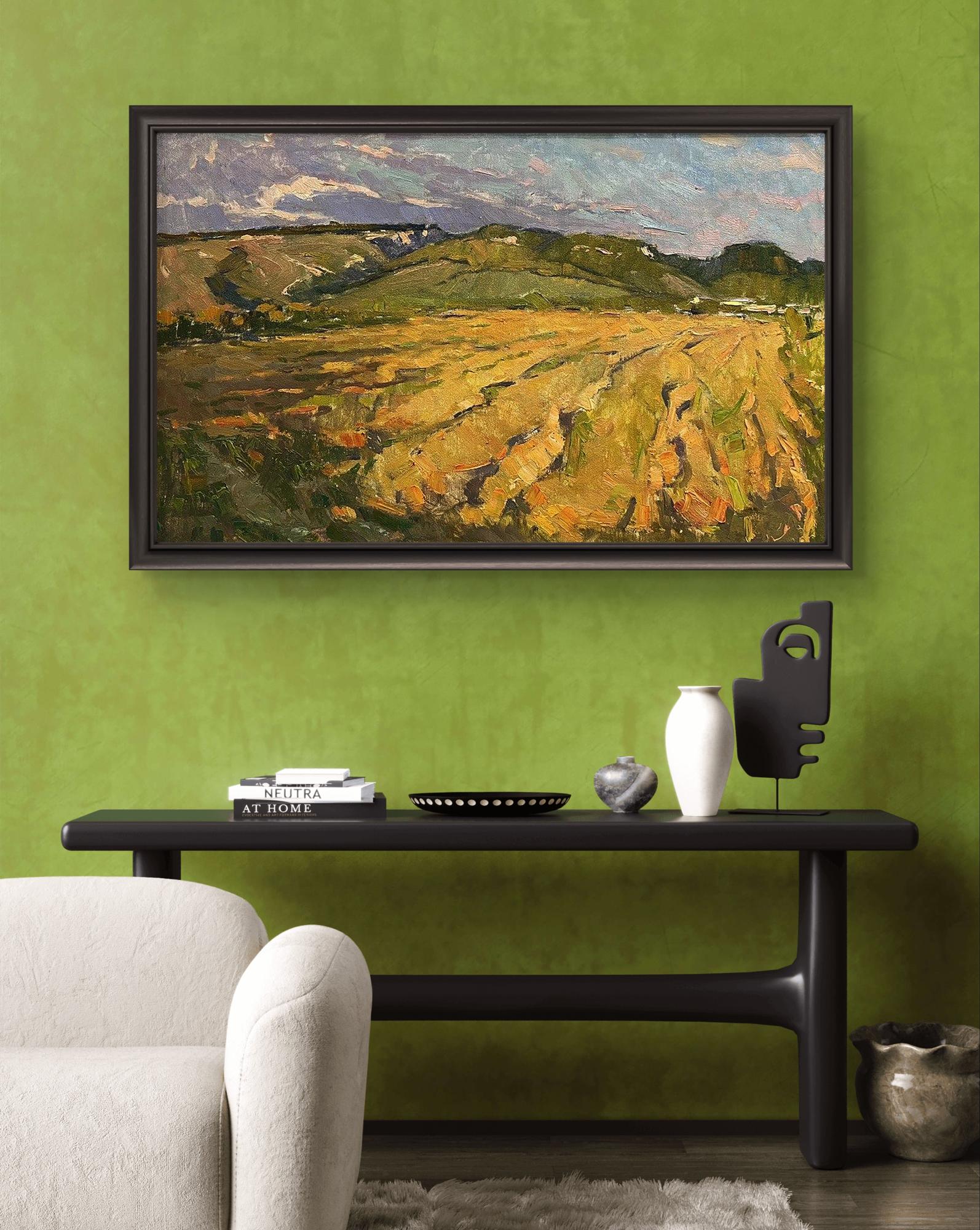 Oil painting outskirts of the city Oleksandr Andreev