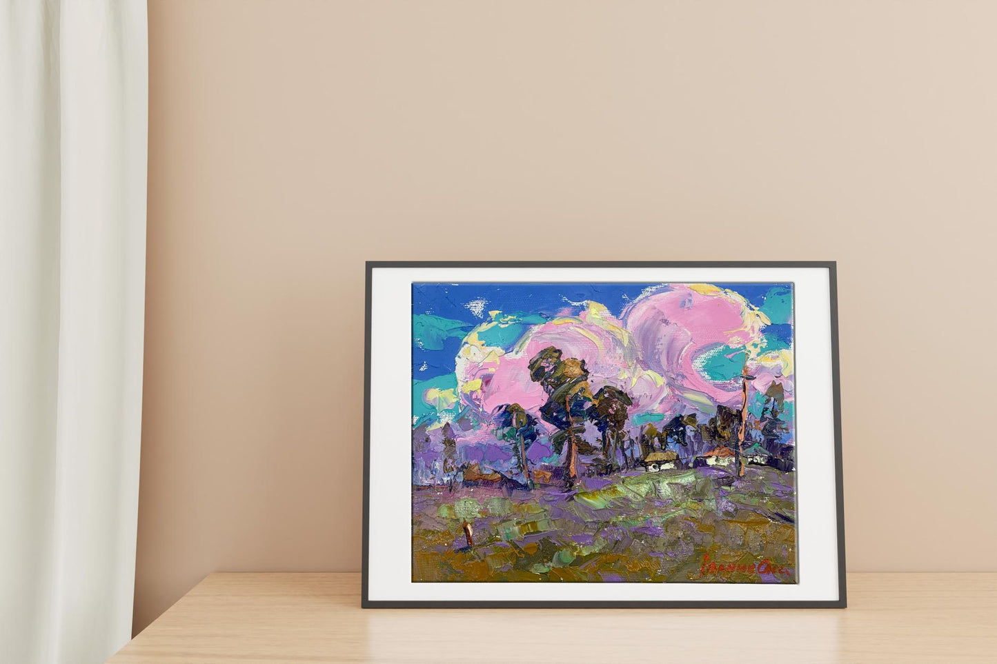 Oil painting wind