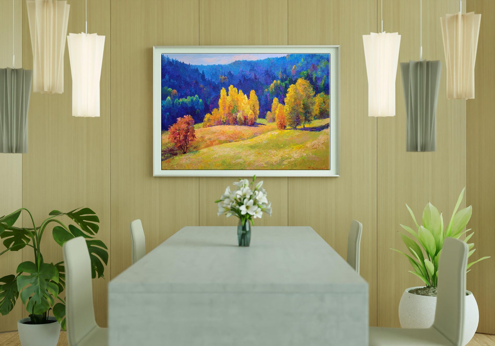 Oil painting Autumn
