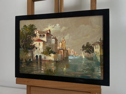 Oil painting Romantic evening in Venice by Yuriy Suprunchuk