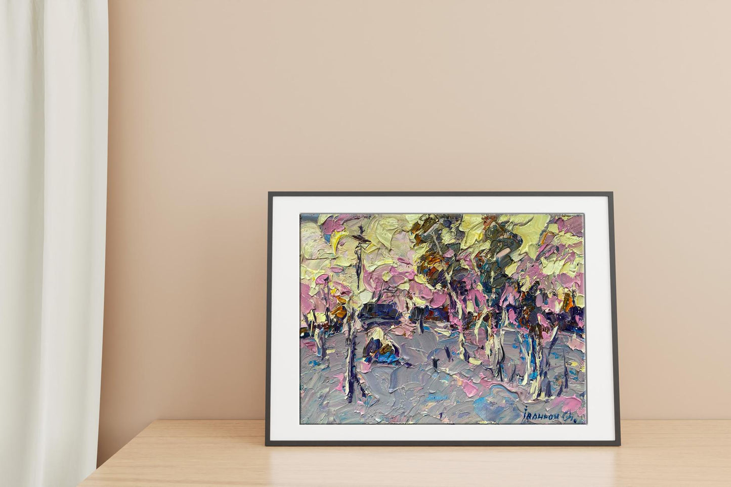 Winter Village Landscape 