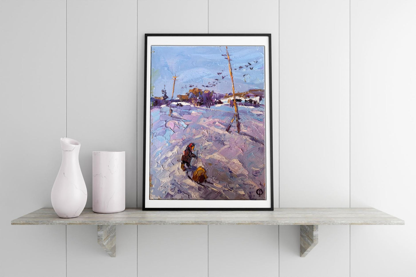 Oil painting Winter 